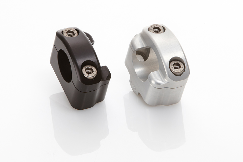 LSL Universal Klemmböcke +25mm, Ø28,6 Klemmung Silver Figur 3