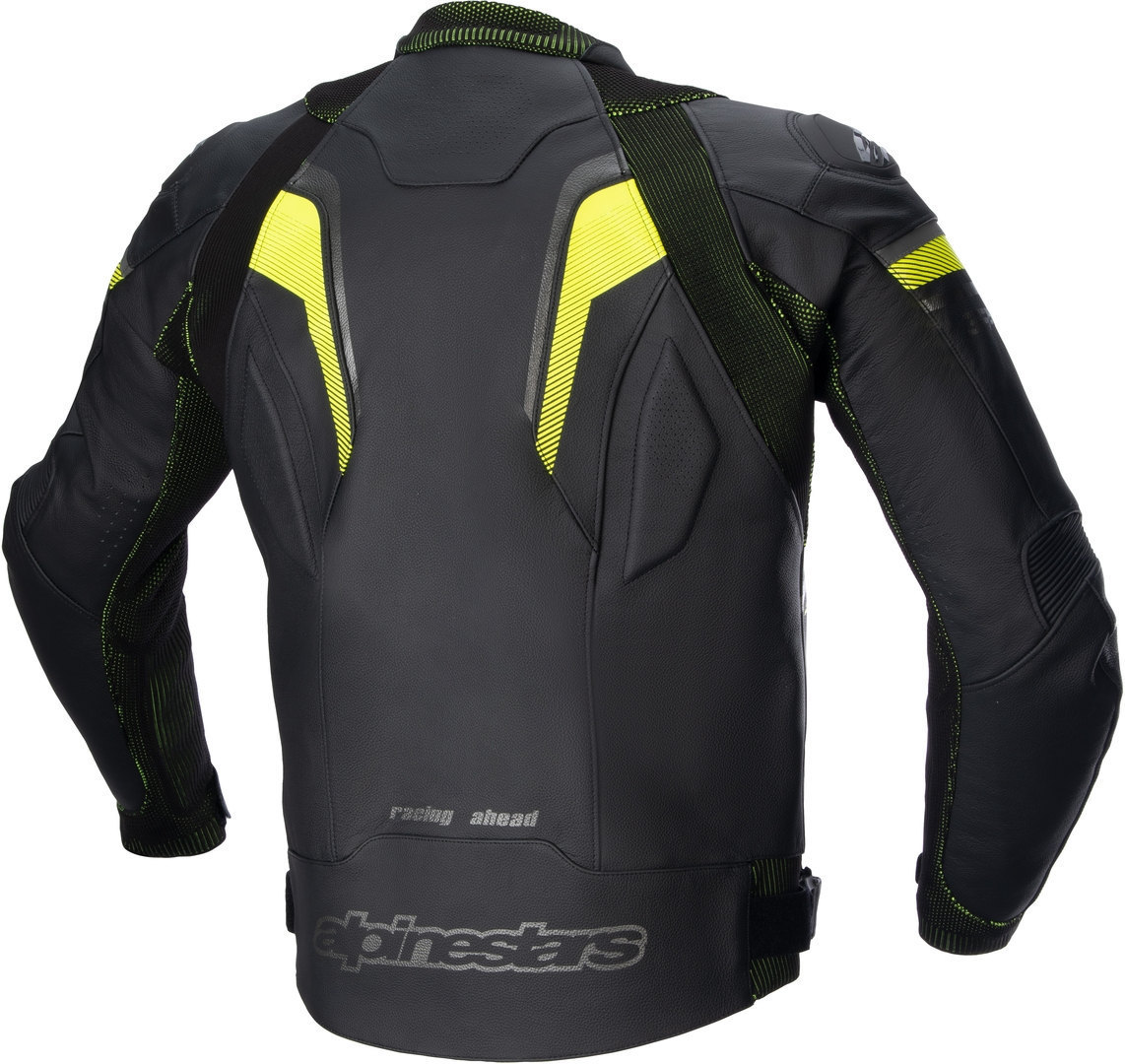 Alpinestars GP Plus R V3 Rideknit Motorcycle Leather Jacket black/yellow 60 Figure 2