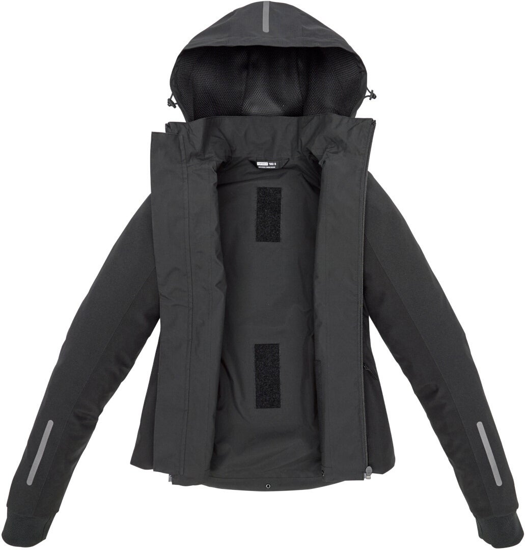 Spidi H2Out II sudadera con capucha impermeable para mujer negro S Figura 3