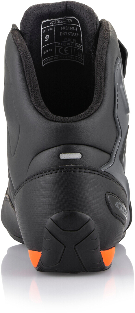 Alpinestars Faster-3 DryStar Motorcykel skor Svart/grå 9 (42) Figur 4