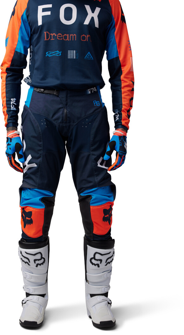 FOX 180 Race Spec Motocross Pants blue/orange 36 Figure 3