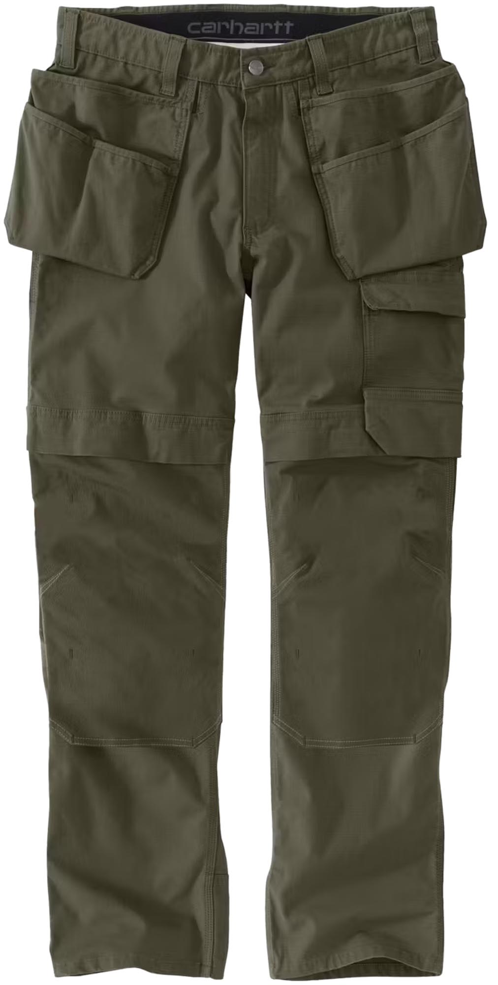 Carhartt Relaxed Straight Steel Rugged Flex Ripstop Double-Front Cargo Pants olive 38 (30) Figure 1
