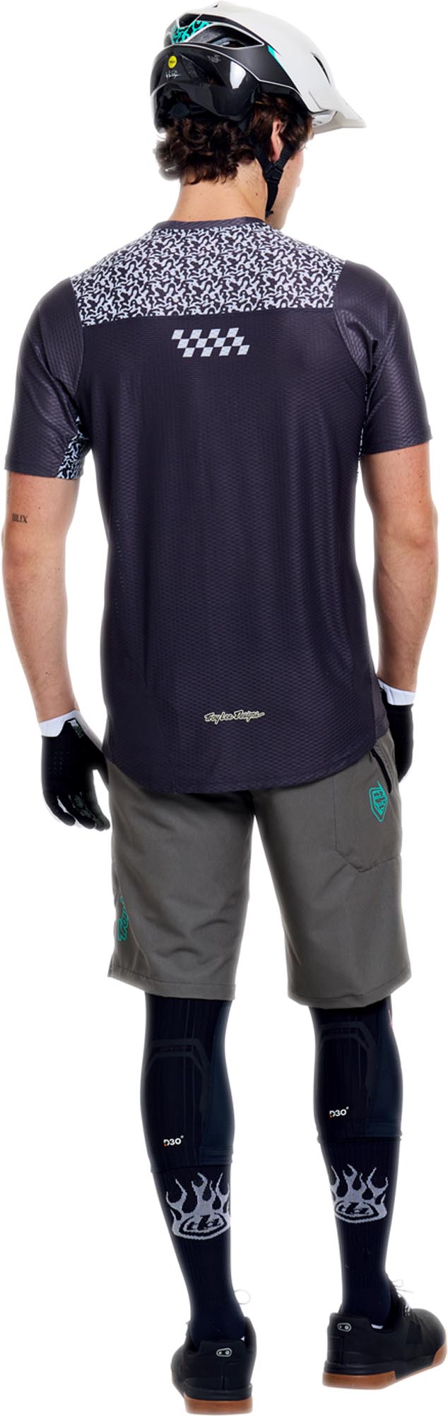 Troy Lee Designs Skyline Pro Air Ridgeline Kortärmad cykeltröja kol/grå L Figur 12