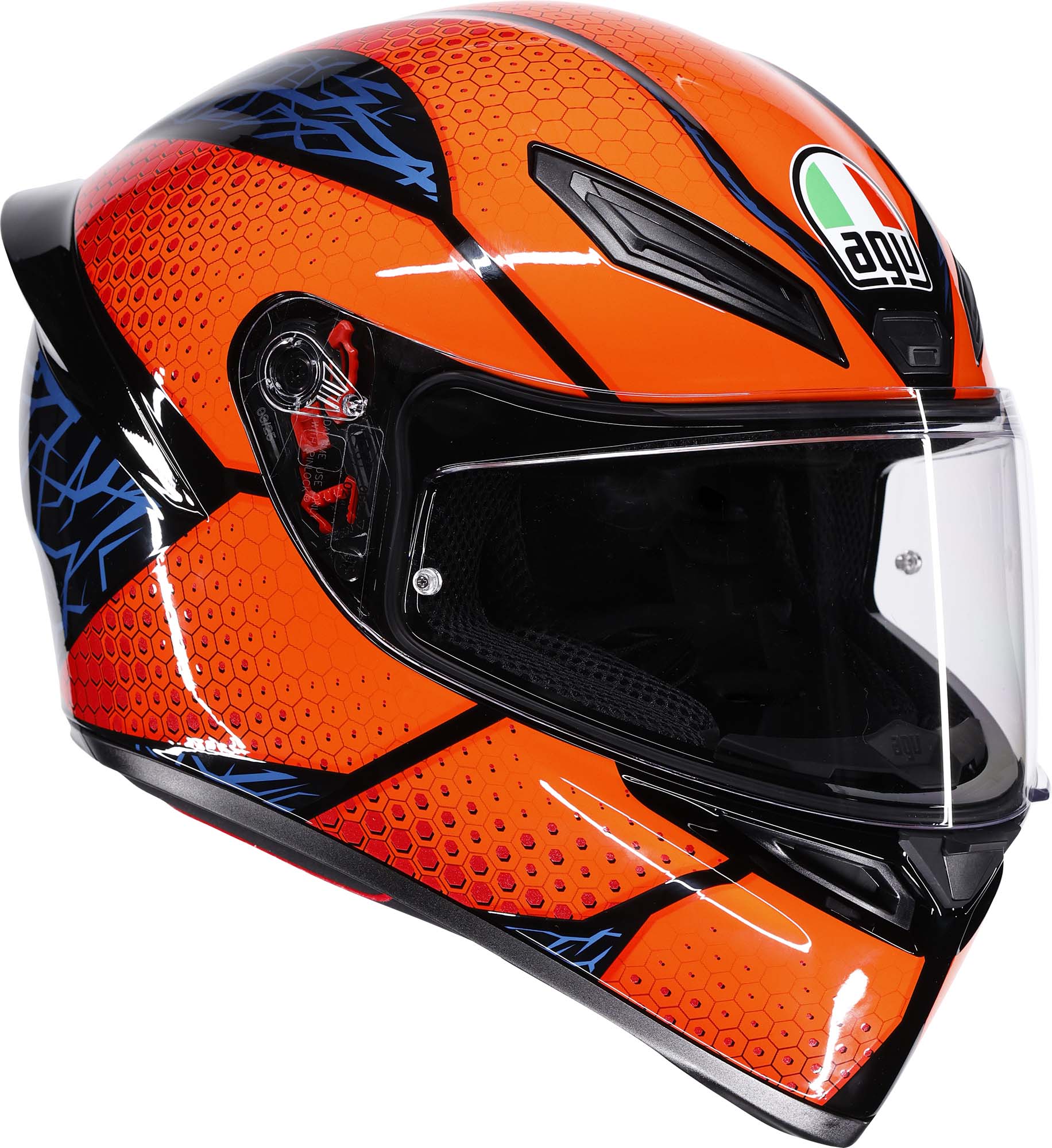 black/blue/orange