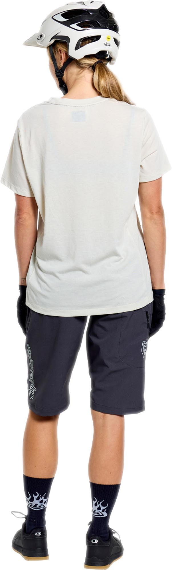 Side view of Troy Lee Designs Lilium Ride Signature Ladies Short Sleeve Bicycle Jersey