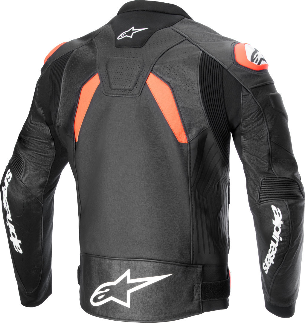 Alpinestars GP Plus R V4 Airflow perforated Motorcycle Leather Jacket black/neon-red 52 Figure 2