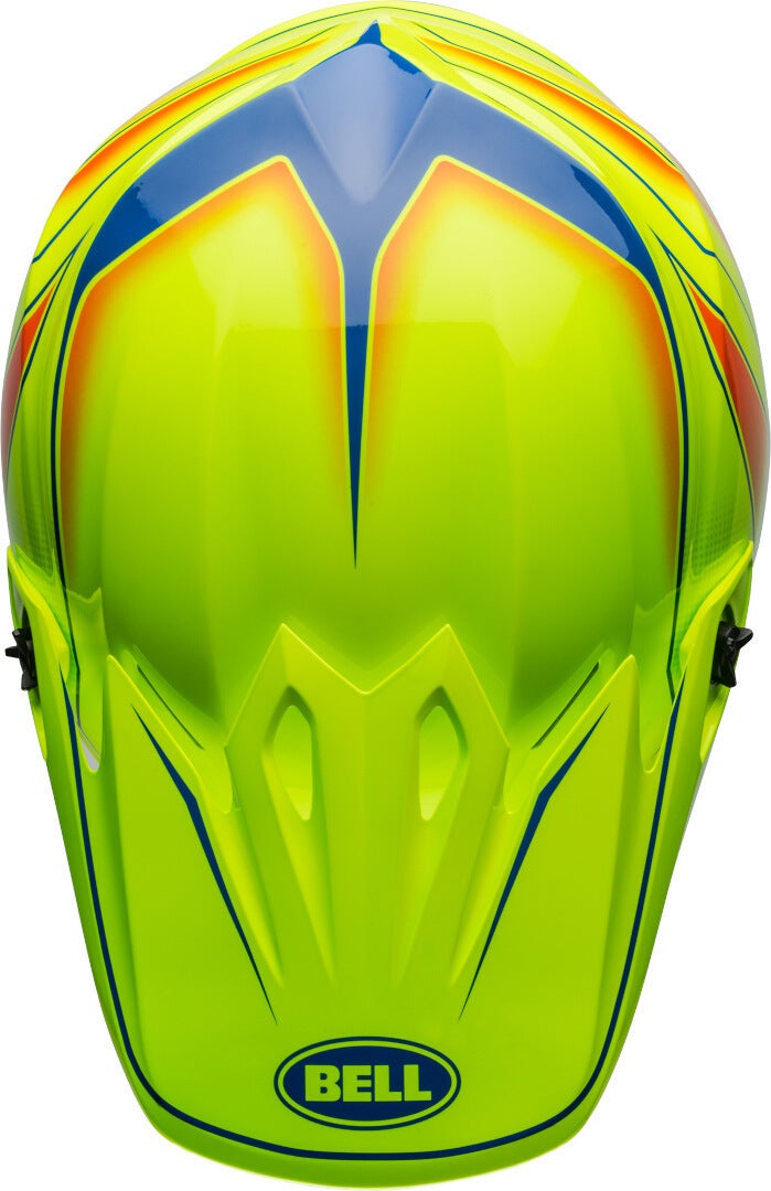 Bell MX-9 Mips Zone Motocross Helmet yellow/blue/red XXL (63/64) Figure 9
