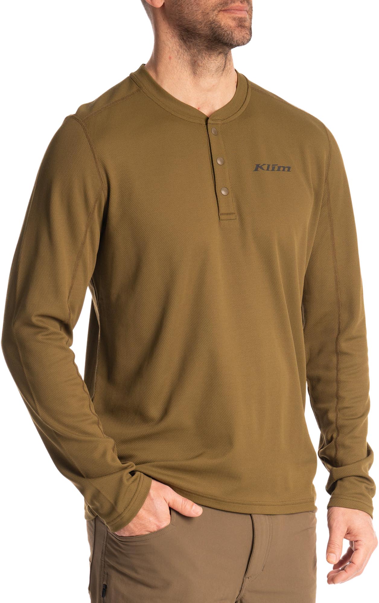 Klim Sidewinder Wool Camicia a maniche lunghe marrone 2XL Figura 3