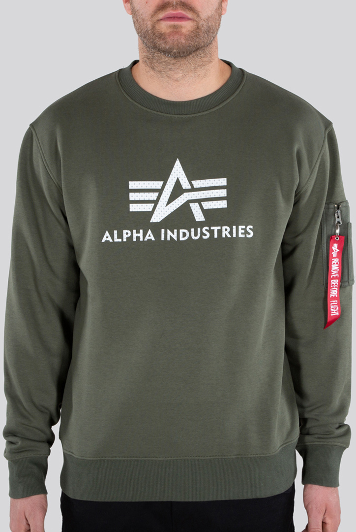 Alpha Industries 3D Logo II Pullover oliv XL Abbildung 1