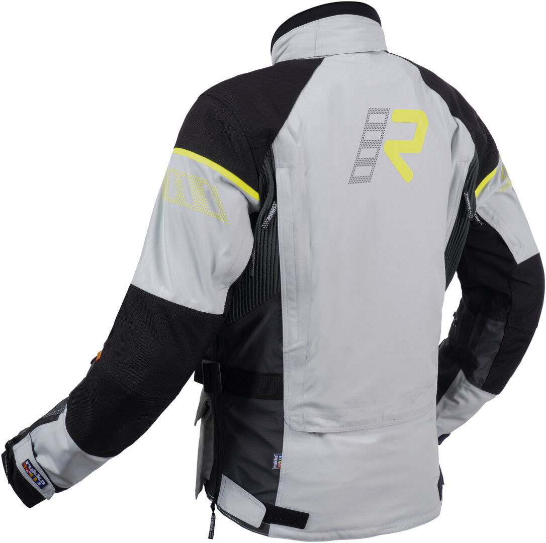 Rukka Ecuado-R Giacca tessile moto Grigio chiaro/neon 62 Figura 2
