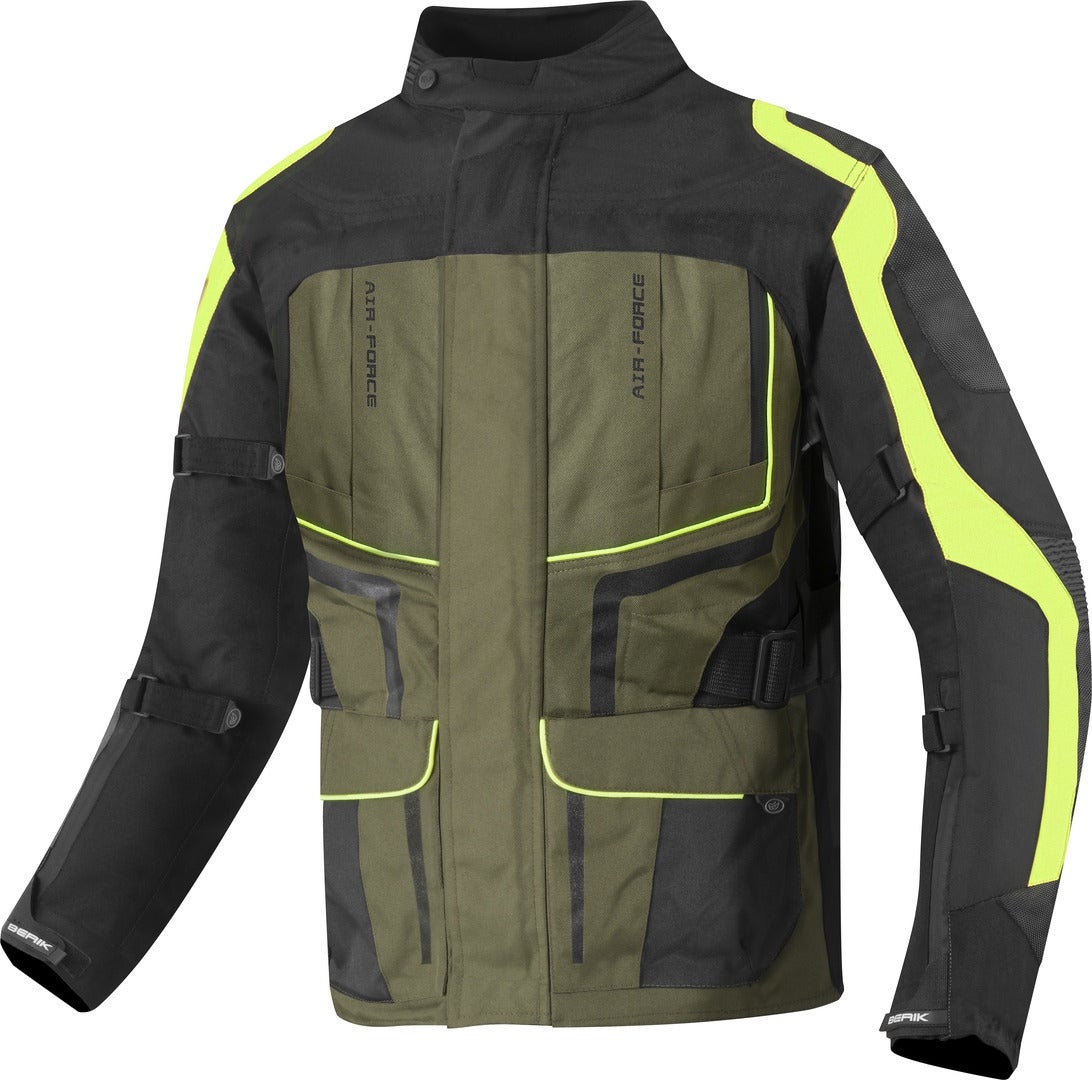 Berik Safari Waterproof 3in1 Motorcycle Textile Jacket black/sand 54 Figure 1
