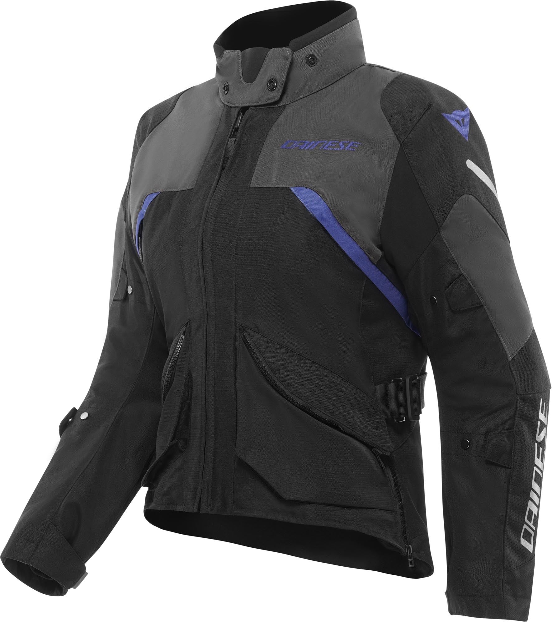 Dainese Tempest 4 D-Dry Veste textile moto pour dames noir/bleu 40 Figure 1