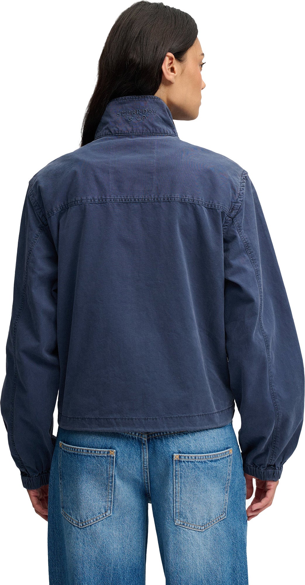 Superdry & Co Harrington 女士夾克 海軍藍 L 圖2