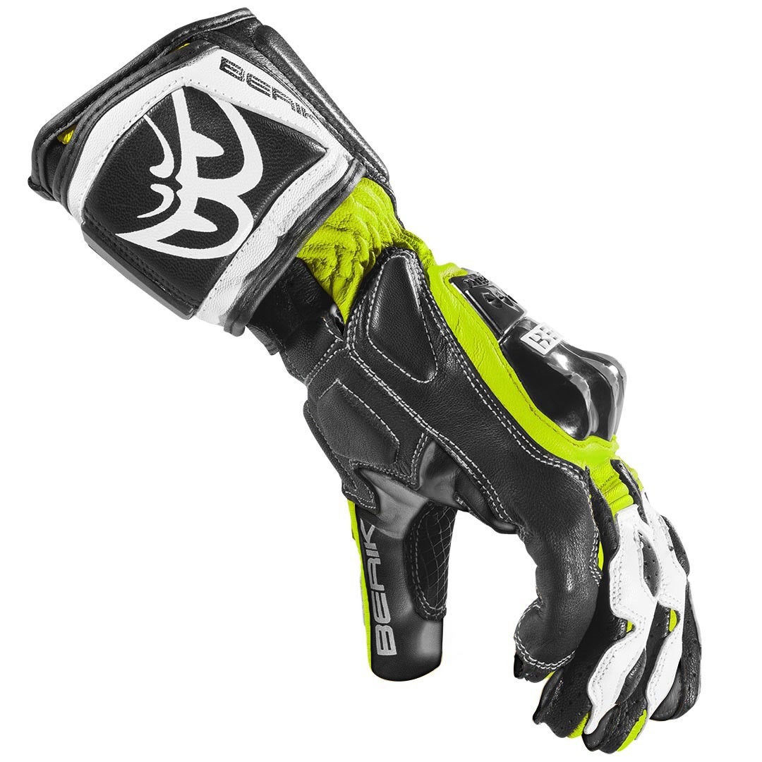 Berik Segullo Motorcycle Gloves yellow/white L Figure 4