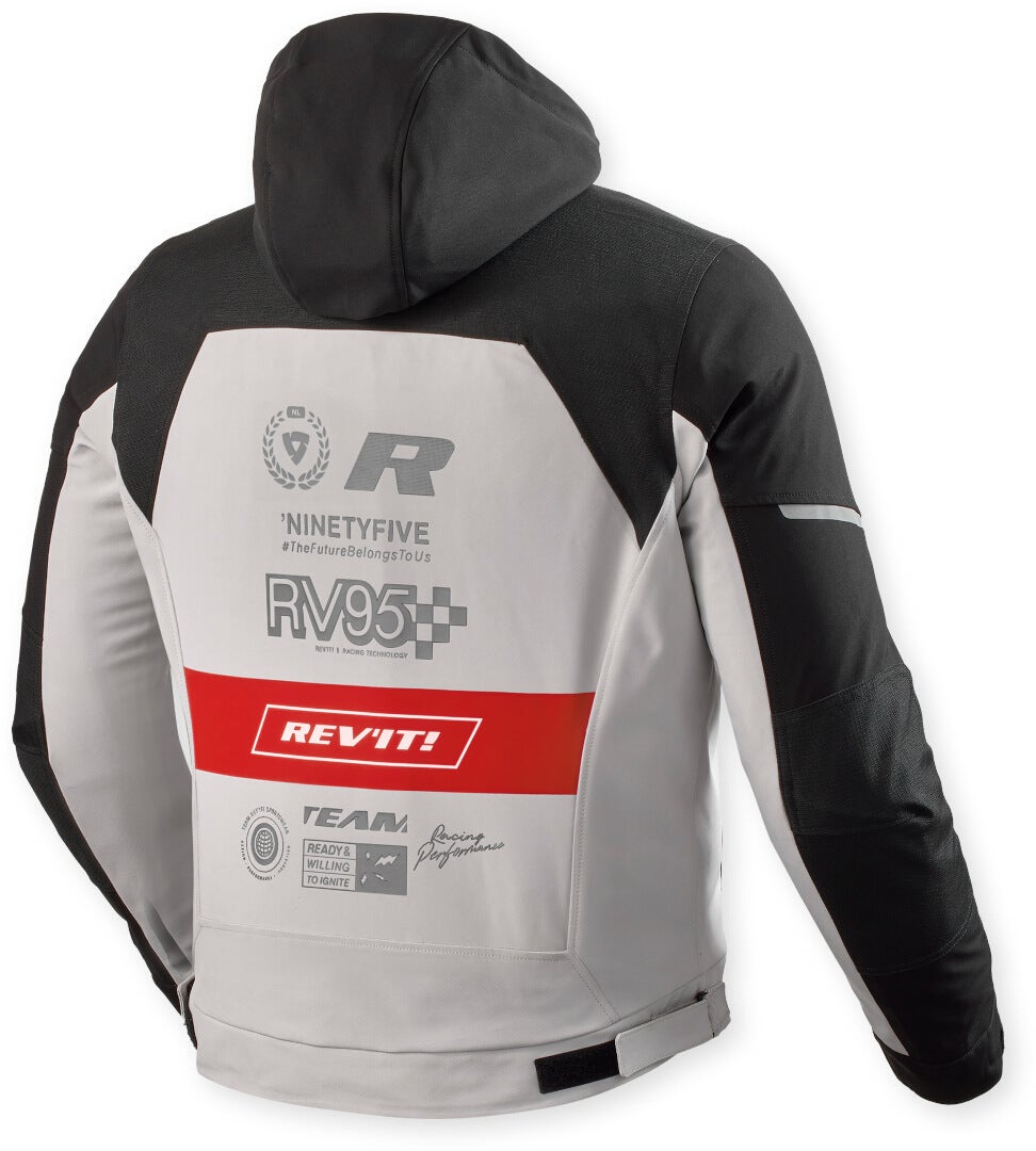 Revit Haste H2O waterproof Motorcycle Textile Jacket black/red 3XL Figure 2
