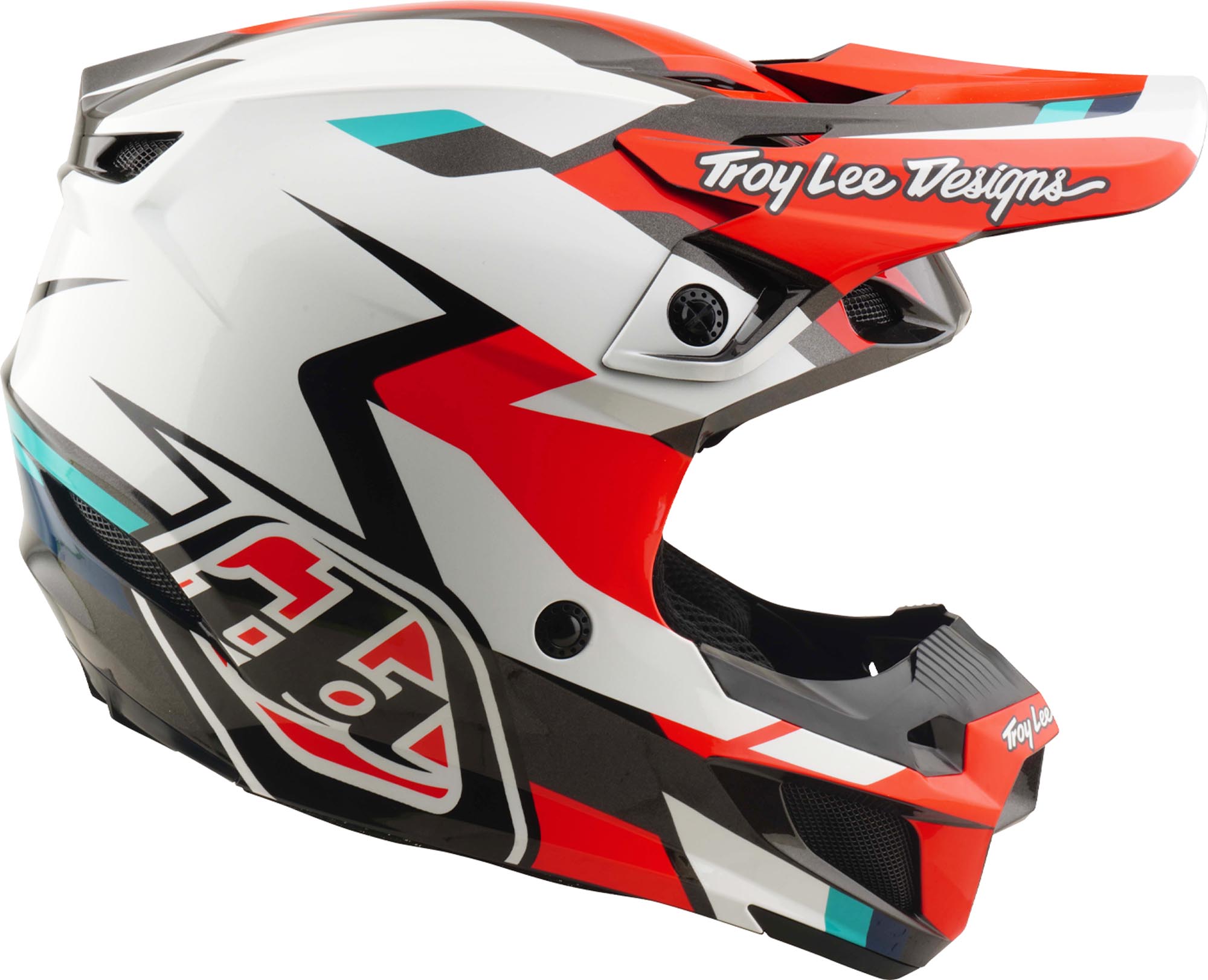 Troy Lee Designs SE5 Polycarbonate MIPS Roamer Capacete de Motocross vermelho/branco L (58/59) Figura 3