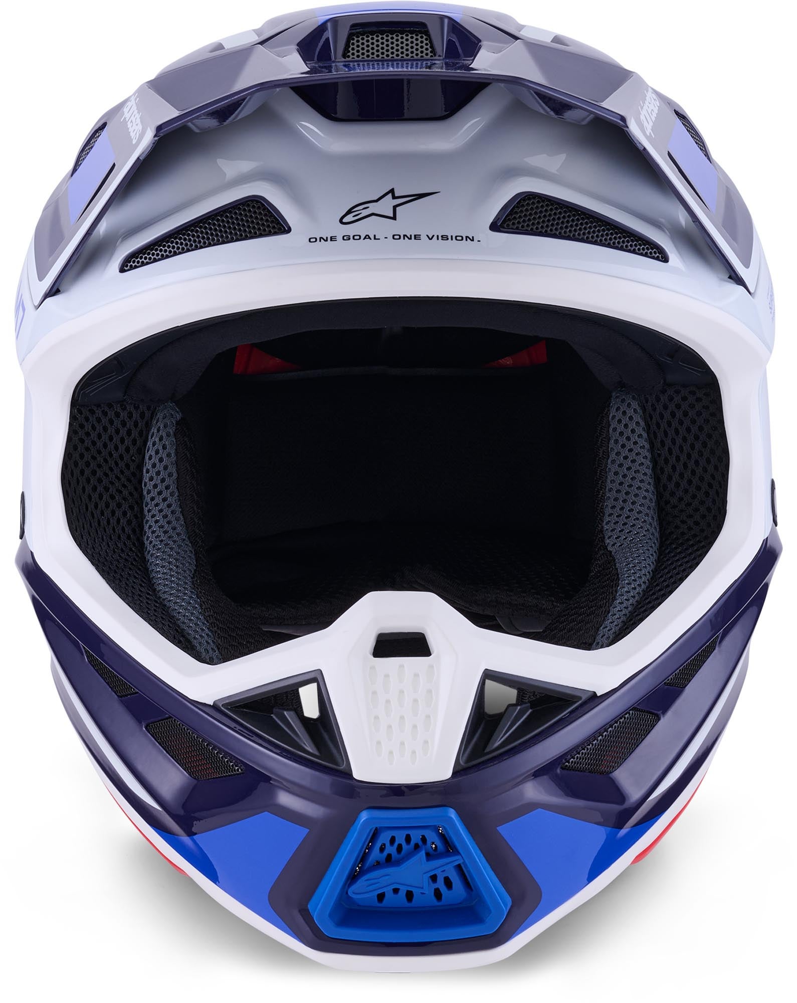 Alpinestars S-M7 Rise Casco da motocross blu/bianco S (55/56) Figura 2