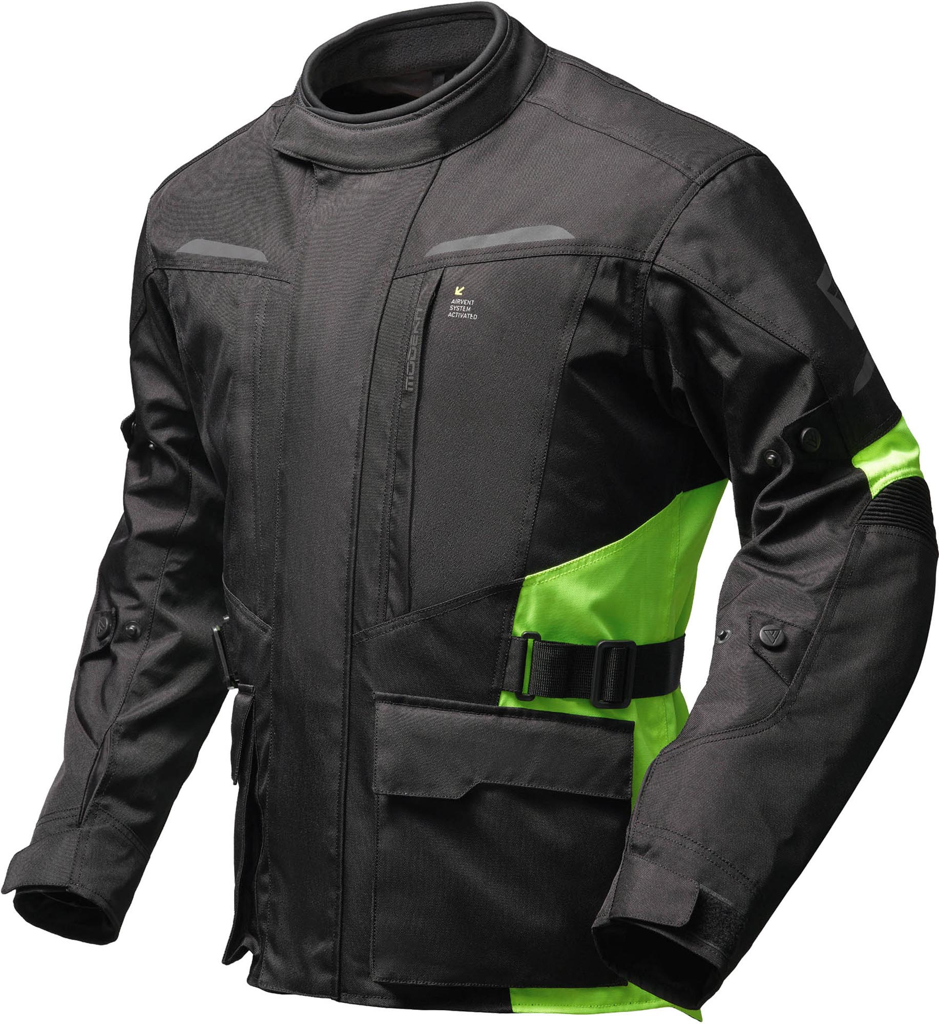 Modeka Tarex II Veste textile moto noir/jaune L Figure 1