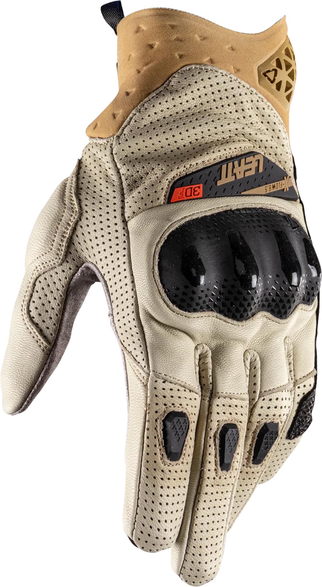 Leatt ADV X-Flow 8.5 Short Motorcykelhandsker brun/sort M Figur 2