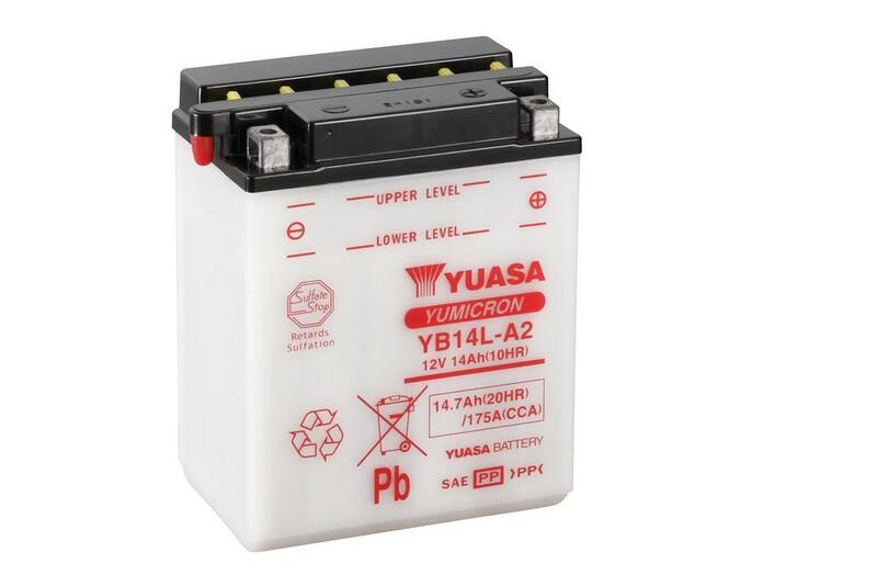 YUASA YB14L-A2 Baterie fără pachet acid Figura 2