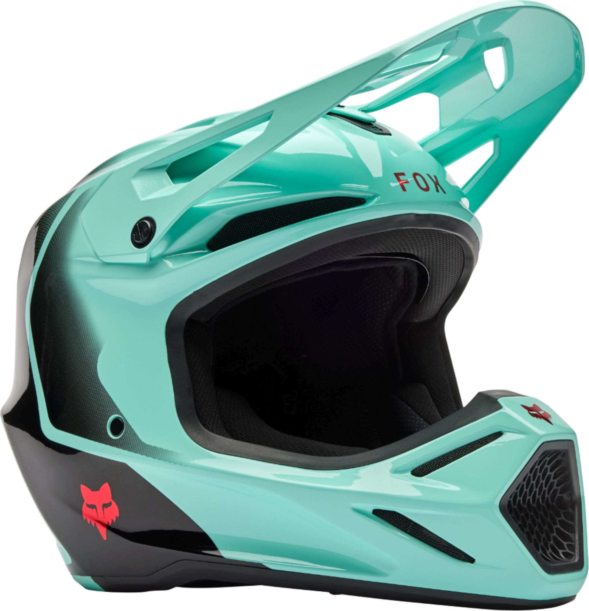 FOX V3 Drip Motorcross helm turquoise Verlies (59/60) Figuur 1