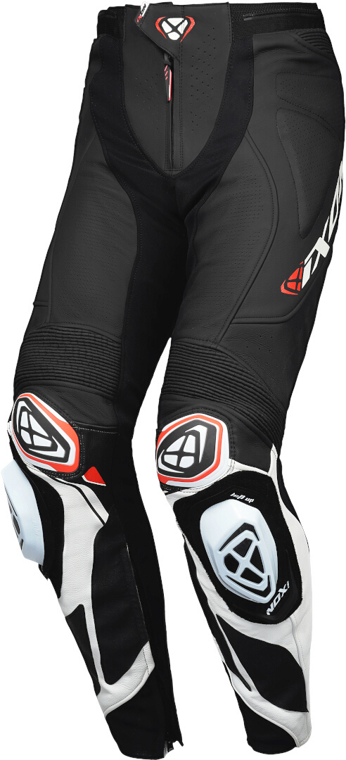 Ixon Vortex 3 Motorcykel læderbukser Sort/hvid M Figur 1