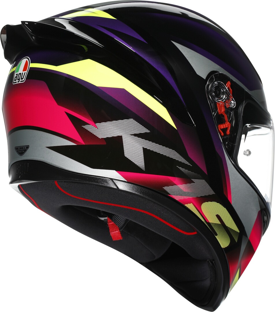 AGV K1 S Fastlap 2.0 Casque noir/violet S (55/56) Figure 6