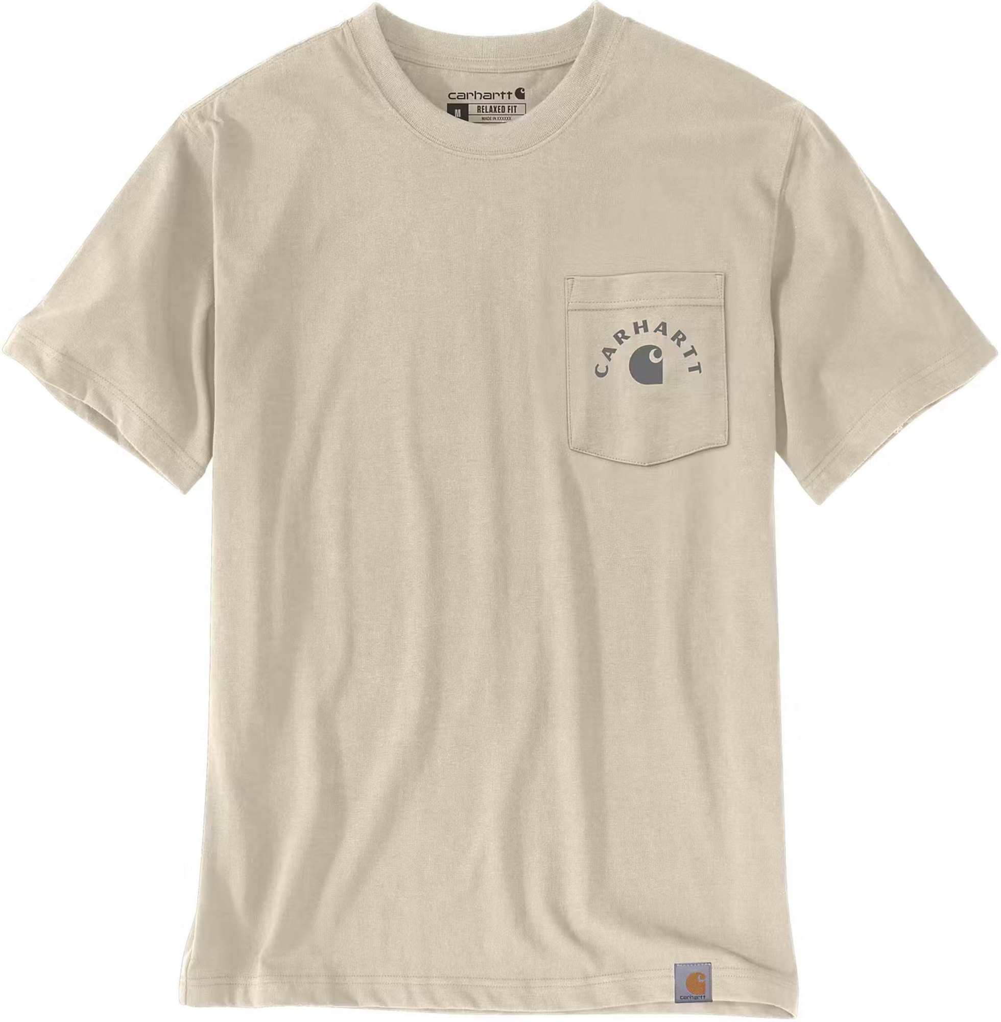 Carhartt Irvine Relaxed Work T-shirt Beige/grijs XL Figuur 1