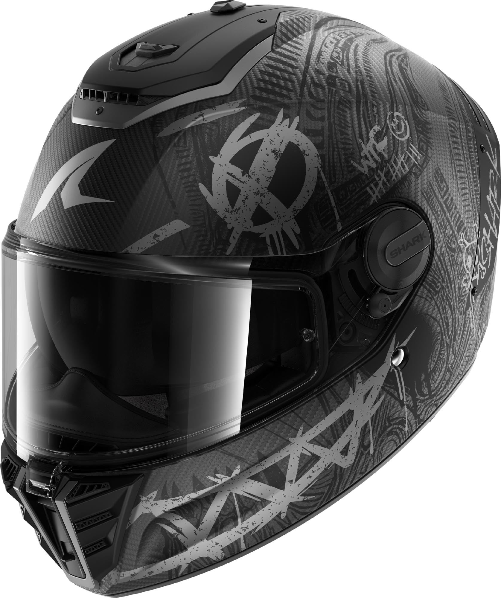Shark Spartan RS Shiever Carbon Hełm mat/carbon XS (53/54) Rysunek 1