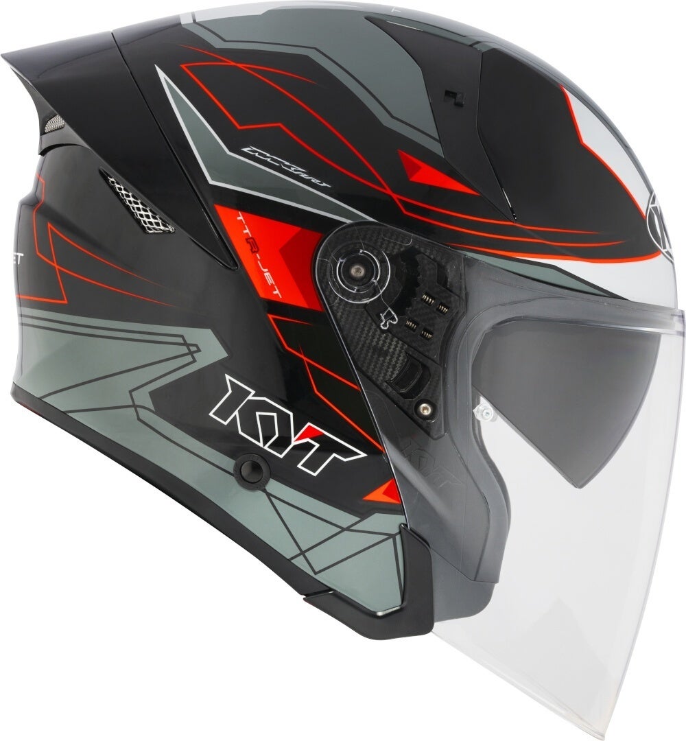 KYT TTR-Jet Led Jet hjelm svart/grå XXL (61) Figur 5