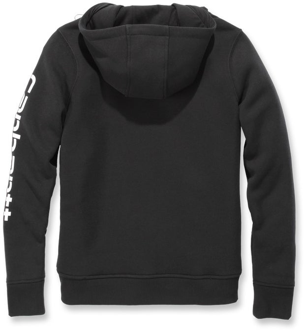 Carhartt Clarksburg Logo Hættetrøje til damer Sort M Figur 2