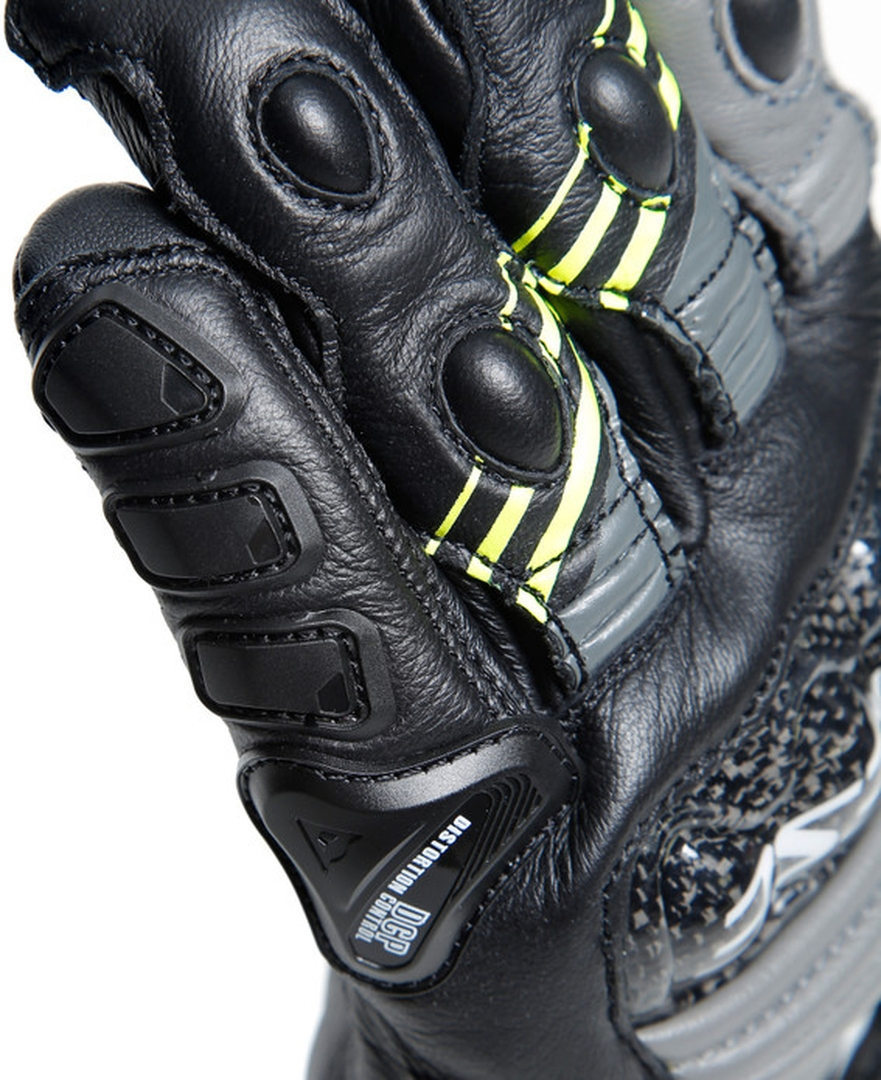 Dainese Druid 4 Motorcykelhandsker sort/grå/gul L Figur 13