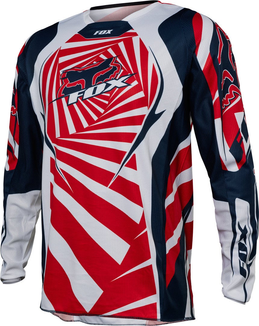 FOX 180 Goat Motocross Jersey dunkelblau/rot XL Abbildung 11