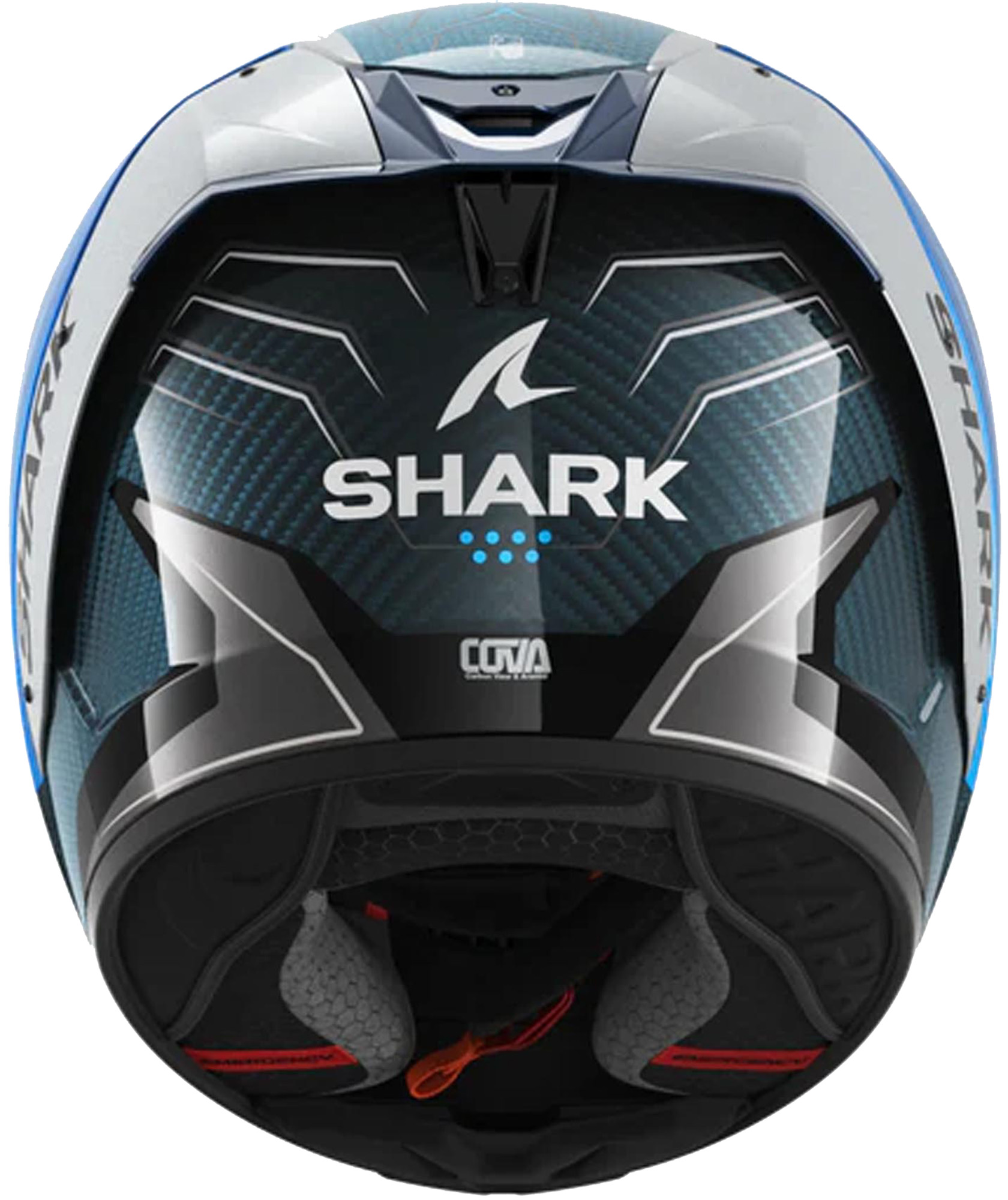 Shark Aeron Mekarium 头盔 银色/蓝色 男（57/58岁） 图5