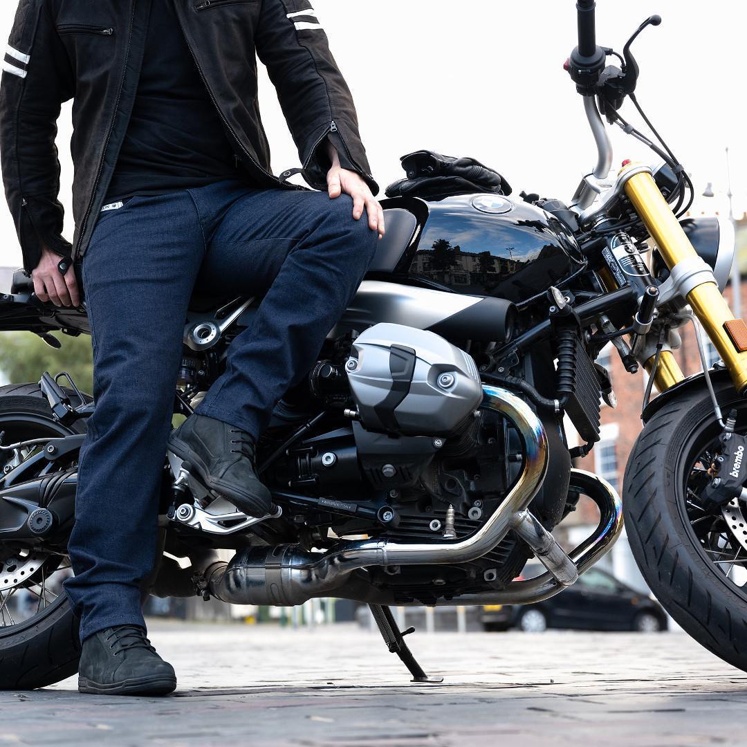 Side view of Merlin Alexander D3O Riding Motorcycle Jeans