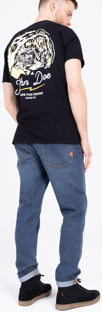 John Doe Classic Tapered Jeans da moto Indaco 32/32 Figura 12