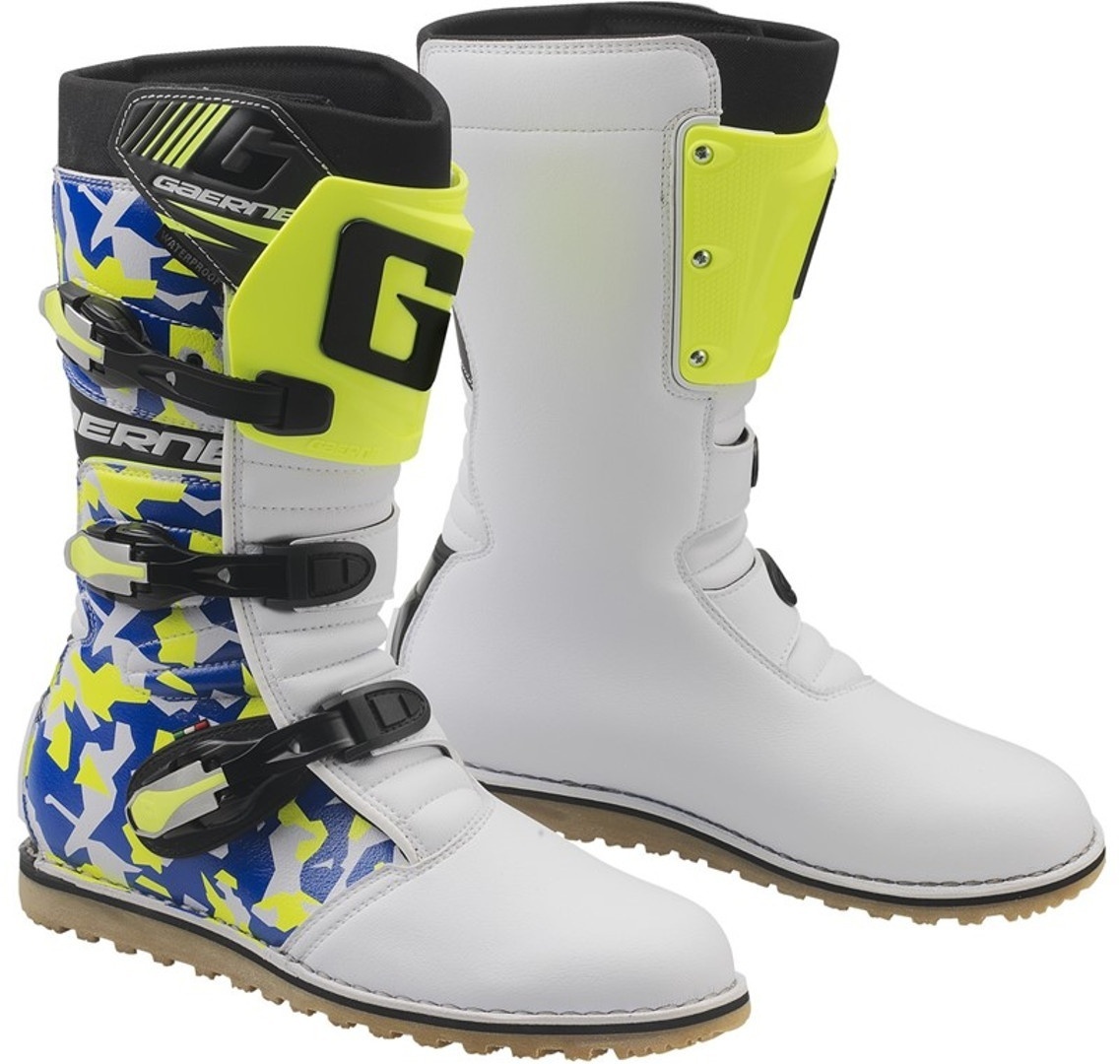 Gaerne Balance Classic Motorcycle Boots white/blue/black 43 Figure 1