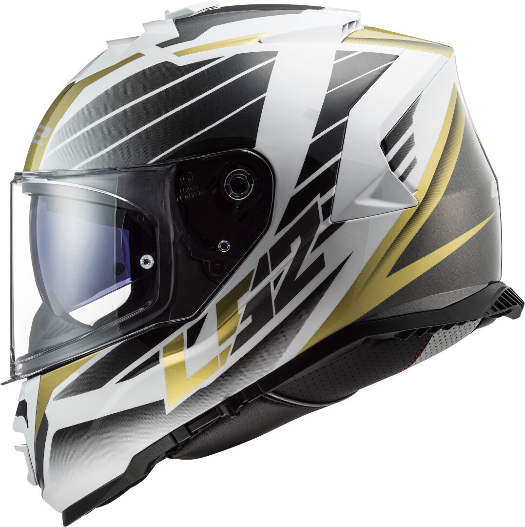 LS2 FF800 Storm Nerve Helm weiß/gold M (57/58) Abbildung 3