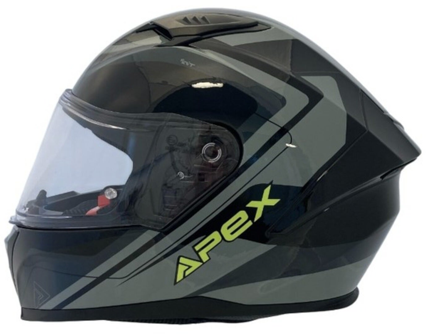 APEX FI100 Valencia Casque noir/gris/jaune XXL (63/64) Figure 1