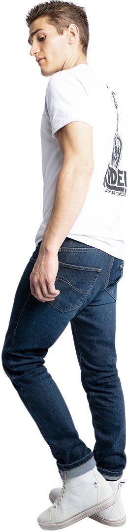 John Doe Pioneer Mono Vaqueros de moto Blue Stone Wash 30 L32 Figura 16