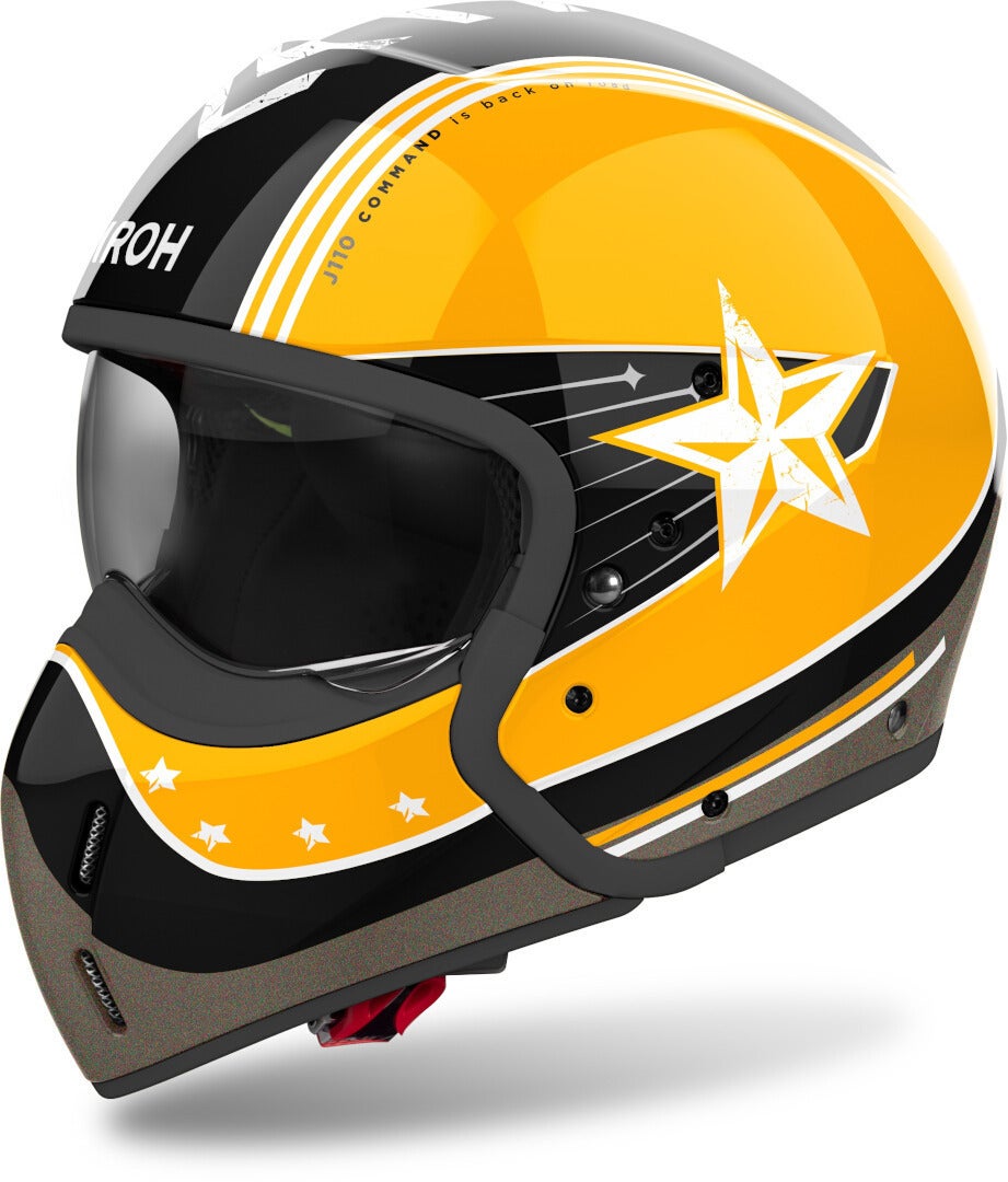 Airoh J110 Command Casco Jet amarillo/negro/blanco XXL (63) Figura 3