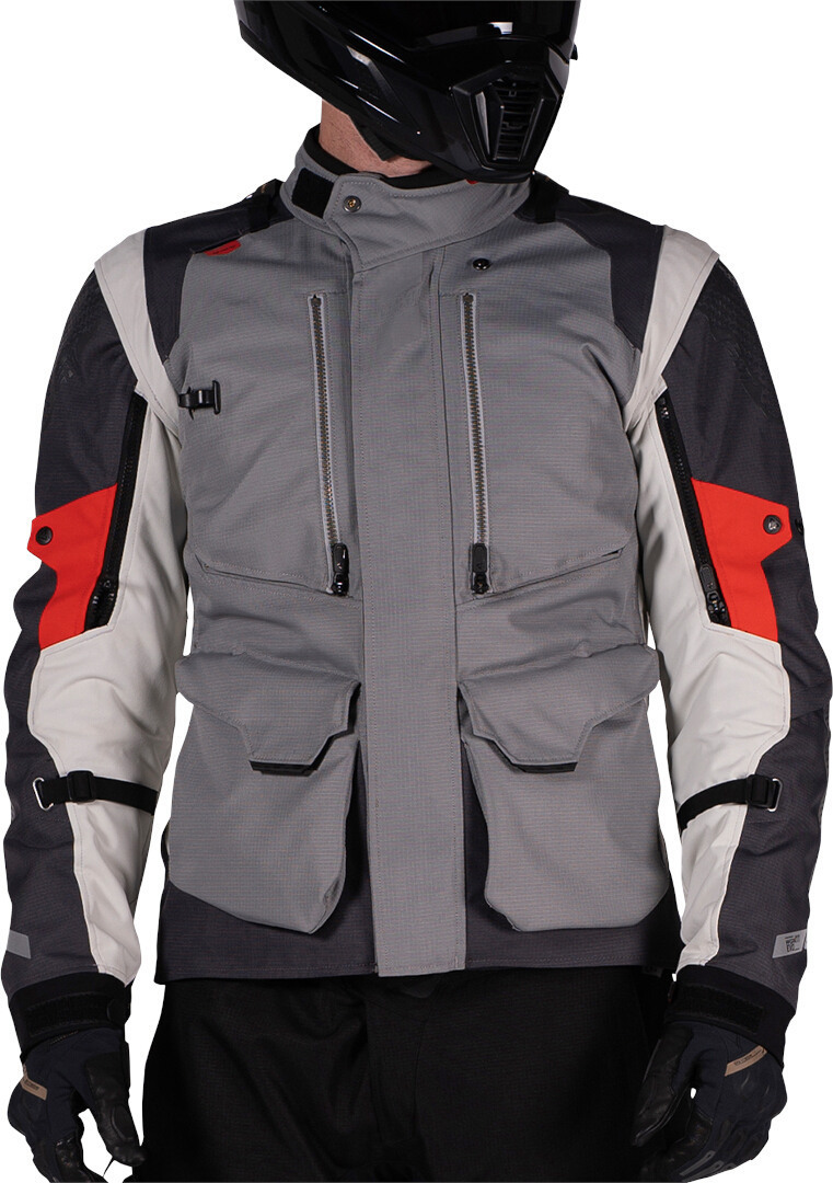 Side view of Leatt ADV Multitour 5.5 waterproof Motorcycle Textile Jacket