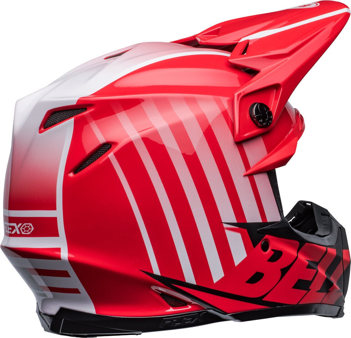 Bell Moto-9S Flex Sprint Casco Motocross rosso/nero L Figura 7
