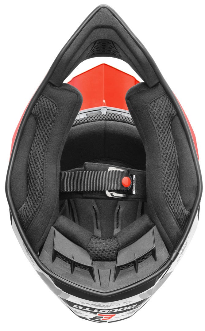 Bogotto V337 Wild-Ride kryds hjelm orange/sort/hvid M Figur 3