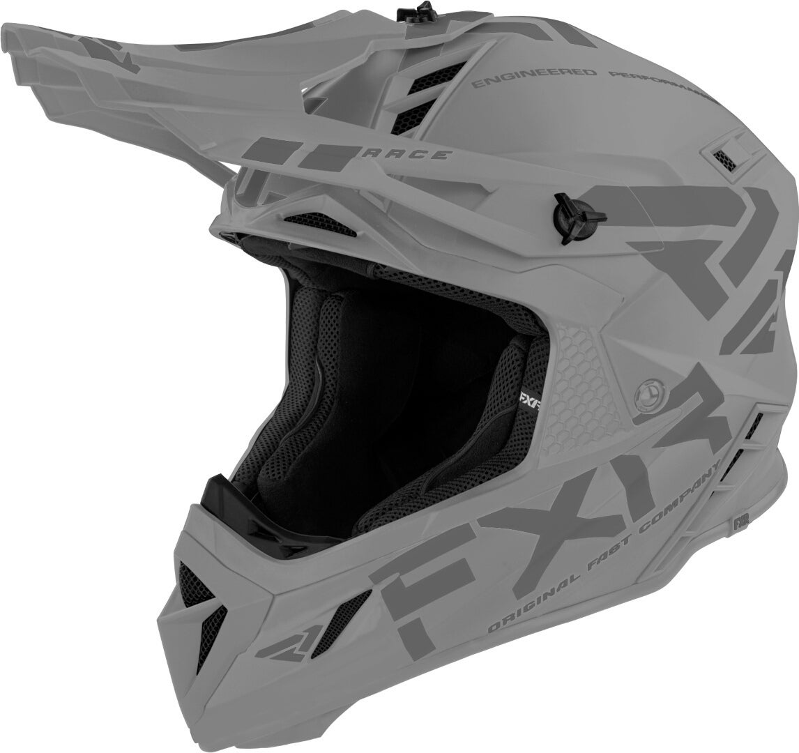 FXR Helium Prime 2023 Motocross Helm grau XL (61/62) Abbildung 1