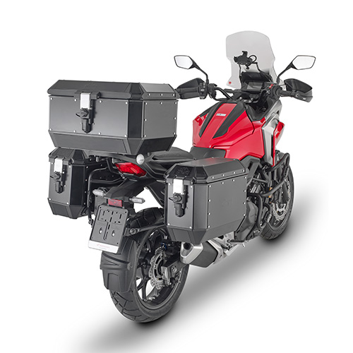 GIVI Trekker 56 Alaska Monokey Aluminiumtoppfodral svart 56 Ltr. Figur 2