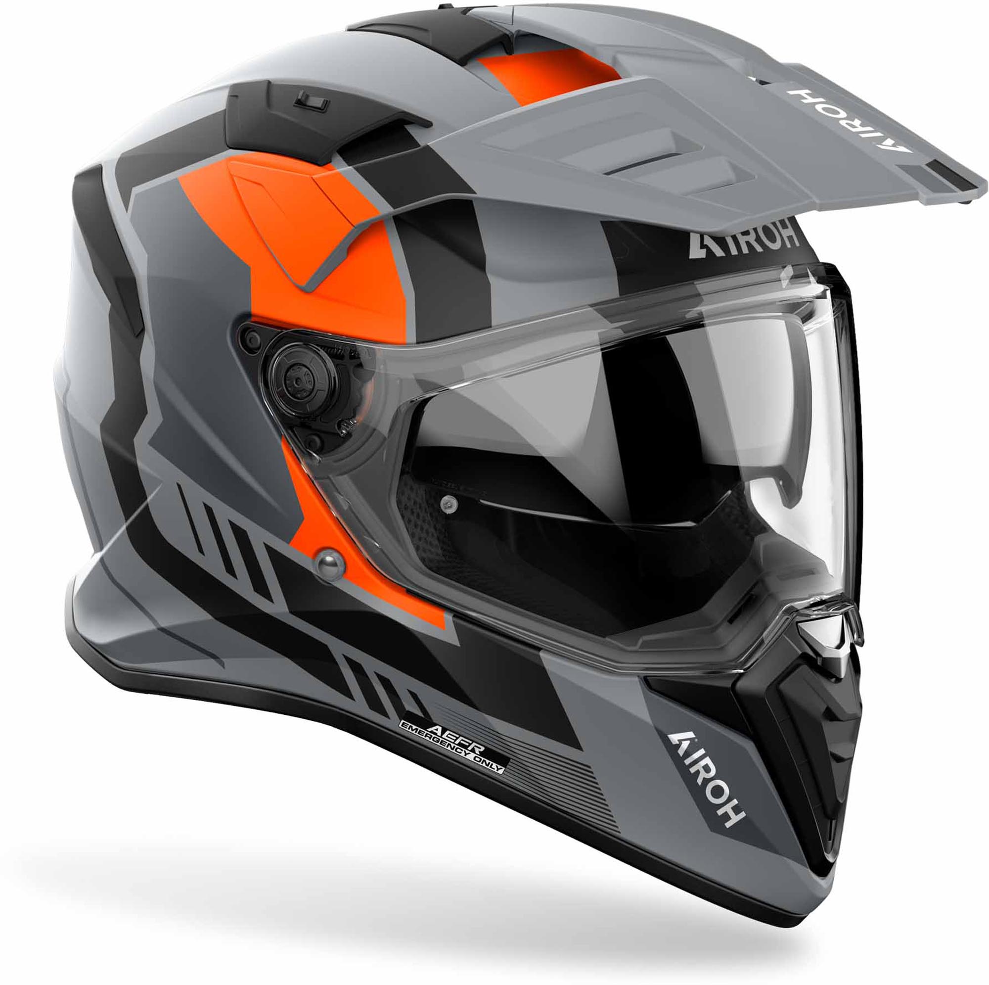 Airoh Band Horn Casque d’enduro Gris mat/orange L (59/60) Figure 2