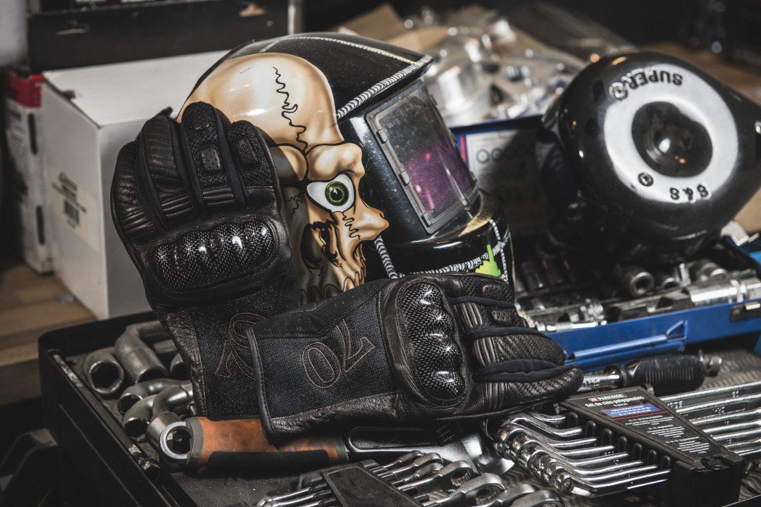 Segura Russell Ladies Motorcycle Gloves black/brown 7 (L) Figure 3