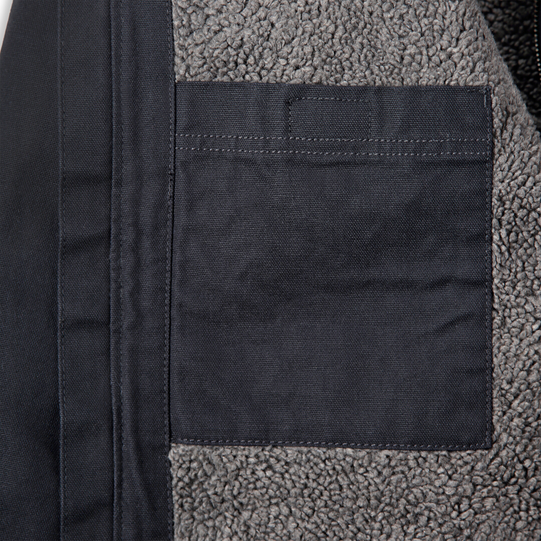 Carhartt Relaxed Fit Washed Duck Sherpa Lined Jachetă negru XXL Figura 4