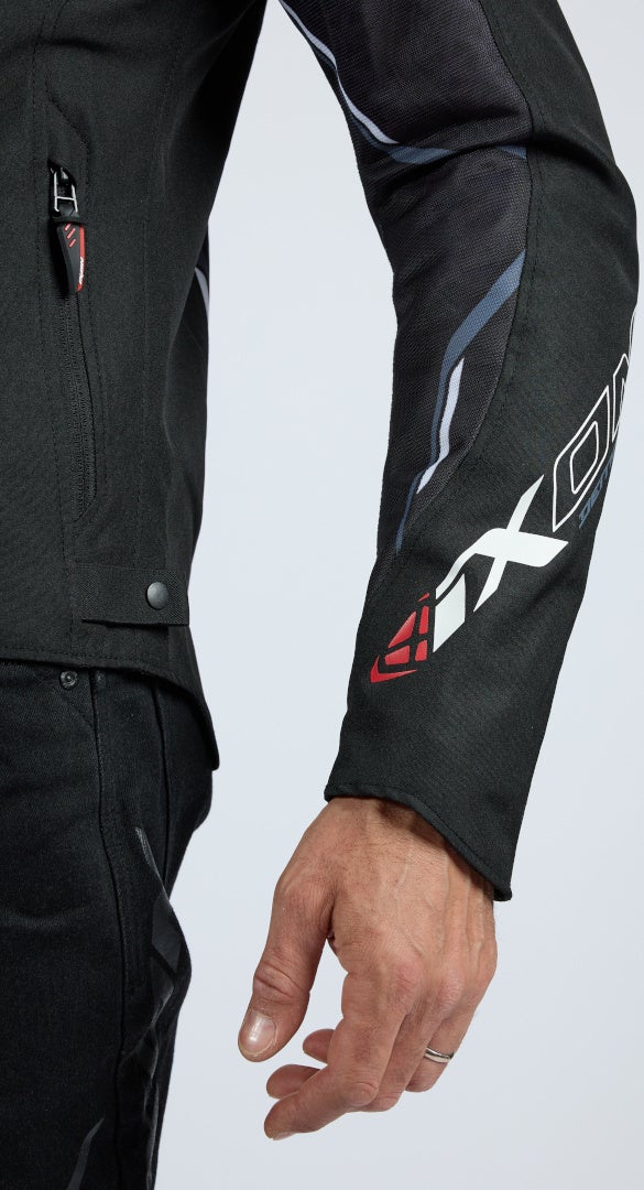 Ixon Demoniak Motorcycle Textile Jacket black/white XL Figure 5